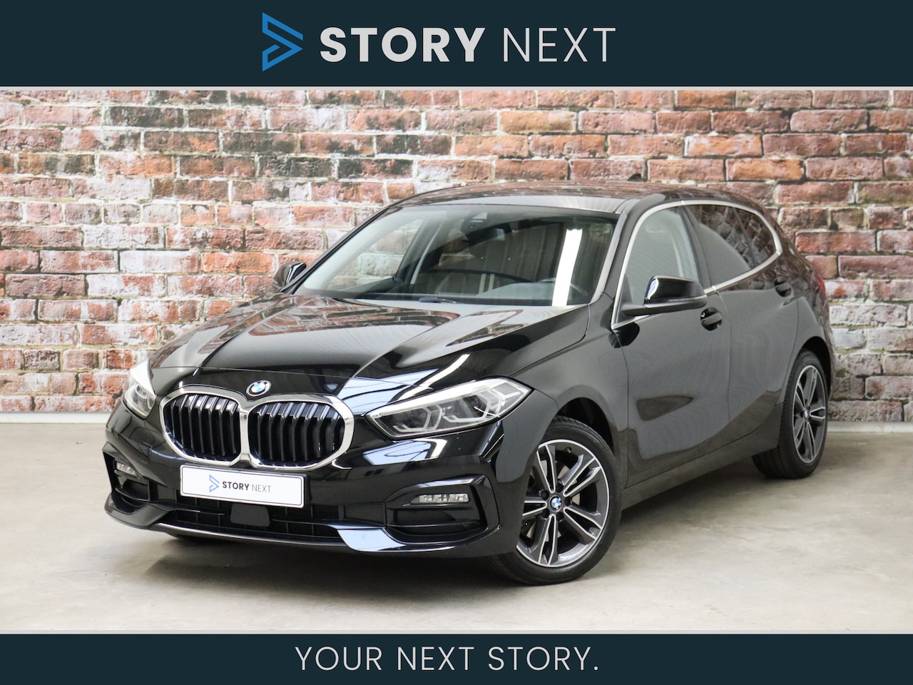 BMW 1-serie - 118i Executive Sport Line Automaat / Live Cockpit Plus / 17 Inch / DAB / Lichtpakket / Blu - AutoWereld.nl
