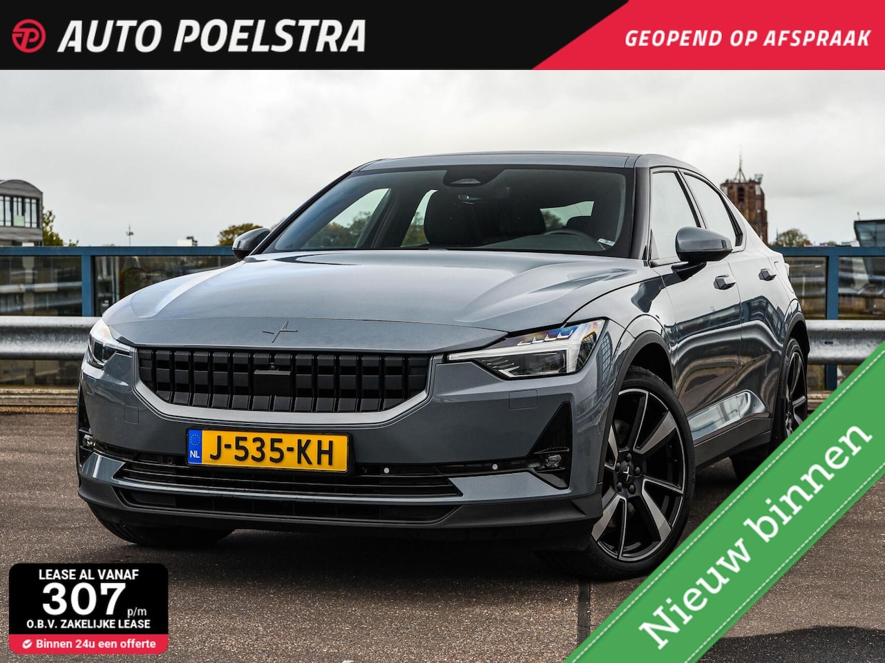 Polestar 2 - Long Range Dual Motor Launch Edition 78kWh 408 PK Panoramadak Trekhaak ACC Harman/Kardon i - AutoWereld.nl