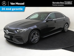 Mercedes-Benz C-klasse - 300 AMG Line Memory Seats / Parkeercamera / Sfeerverlichting / 18'' / Privacy Glass /