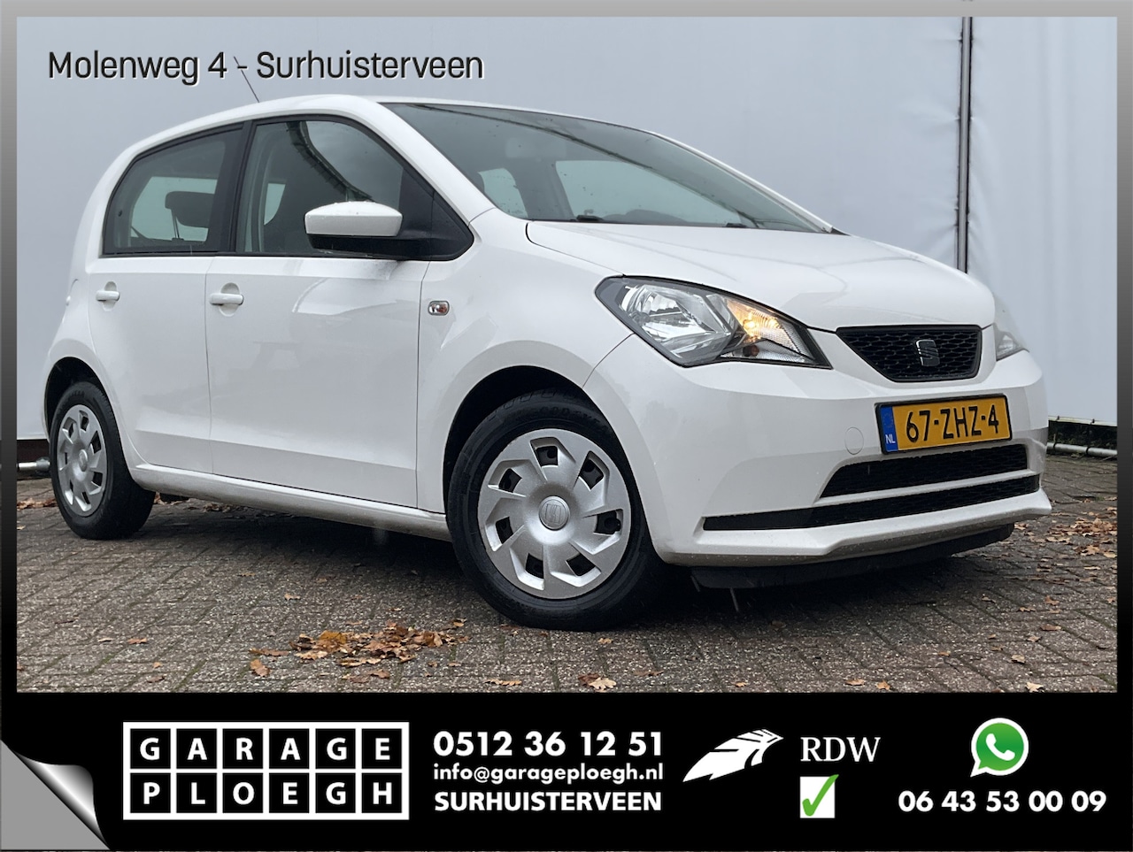 SEAT Mii - 1.0 Style 5-Deurs Airco Elek.Pakket Zuinig NL-Auto Volledig-Onderhouden! - AutoWereld.nl