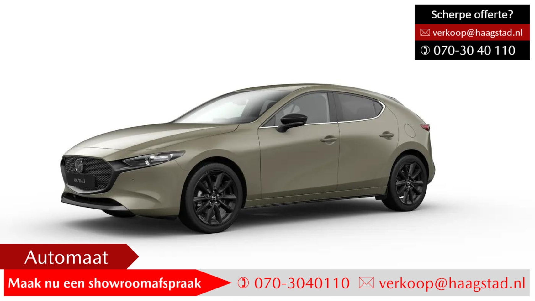 Mazda 3 - 2.0 e-SkyActiv-X M Hybrid 186 Nagisa Haagstad netto deal! (huidige nieuwprijs €42.240) - AutoWereld.nl
