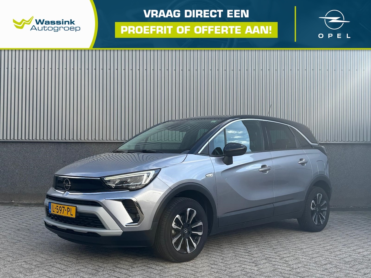 Opel Crossland - 1.2 130pk Elegance | Cruise Control | Navigatie | TwoTone Dak | Camera Achter | - AutoWereld.nl