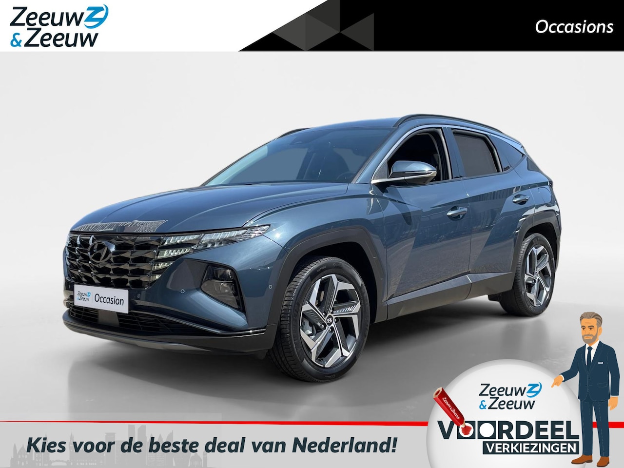 Hyundai Tucson - 1.6 T-GDI PHEV Premium 4WD | Full options! | Leder | Navi | Climate control - AutoWereld.nl
