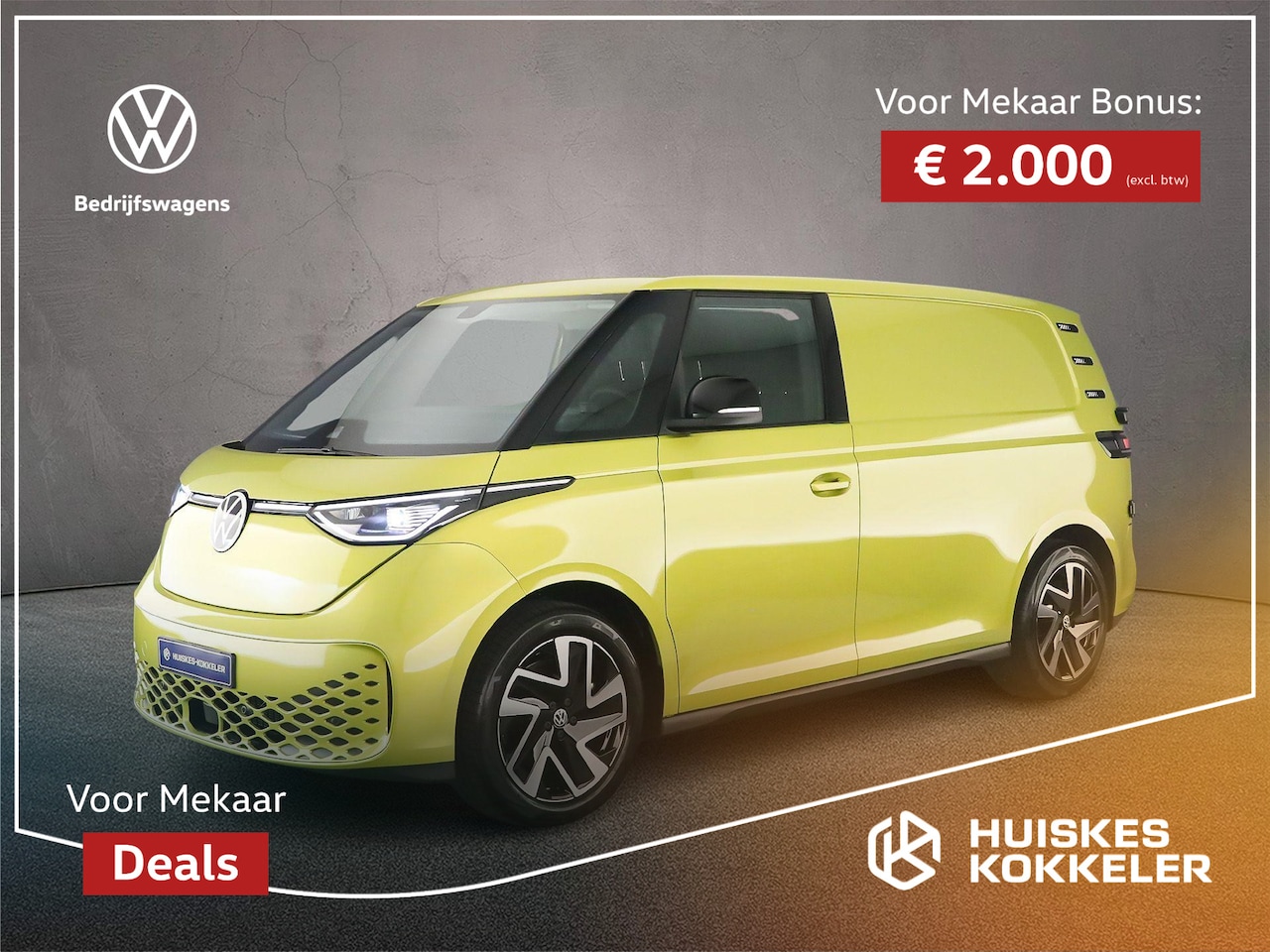 Volkswagen ID. Buzz Cargo - Anniversary Edition 286pk 79 kWh > Gelimiteerde editie; netto prijs excl. BTW en kosten ri - AutoWereld.nl