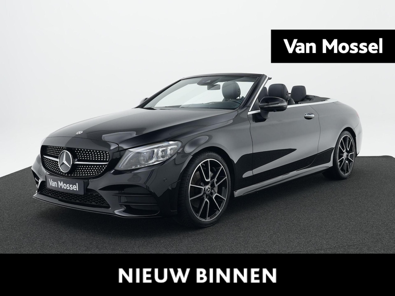 Mercedes-Benz C-klasse Cabrio - 180 Premium Plus Pack Automaat | Navigatie | Burmester Audio | 360Camera | Leren Bekleding - AutoWereld.nl