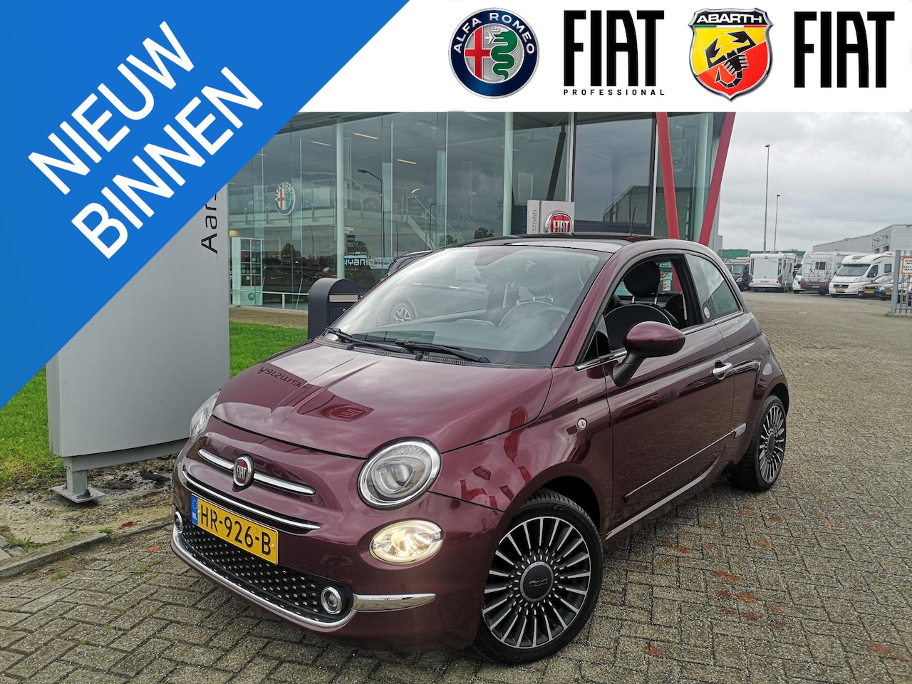 Fiat 500 - 0.9 TwinAir Turbo Lounge | Navi | Automatische airco | Parkeersensoren | Digitaal dashboar - AutoWereld.nl