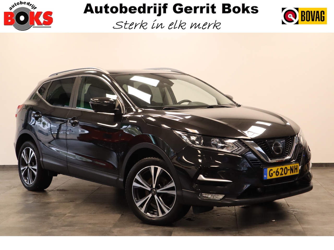 Nissan Qashqai - 1.2 N-Connecta Panoramadak 360 Camera Navi Afn. Trekhaak - AutoWereld.nl
