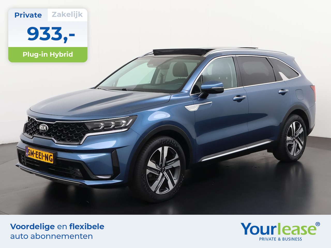Kia Sorento - 1.6 T-GDI Plug-in Hybrid 4WD DynamicPlusLine 7p. | All-in 933,- Private Lease | Direct uit - AutoWereld.nl