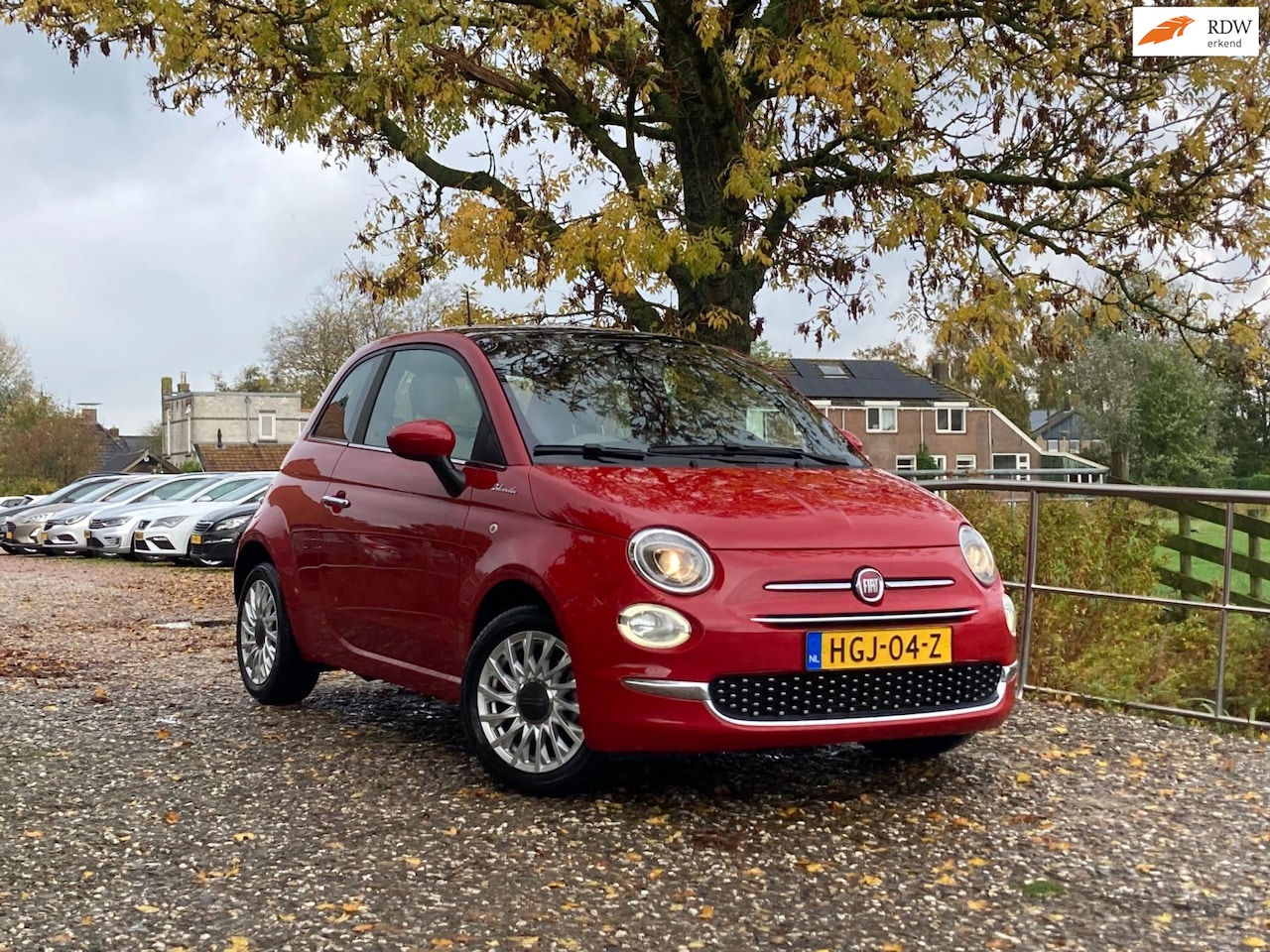 Fiat 500 - 1.0 Hybrid Sport | Pano + ''30.000'' KM Nu € 11.975,-!!! - AutoWereld.nl