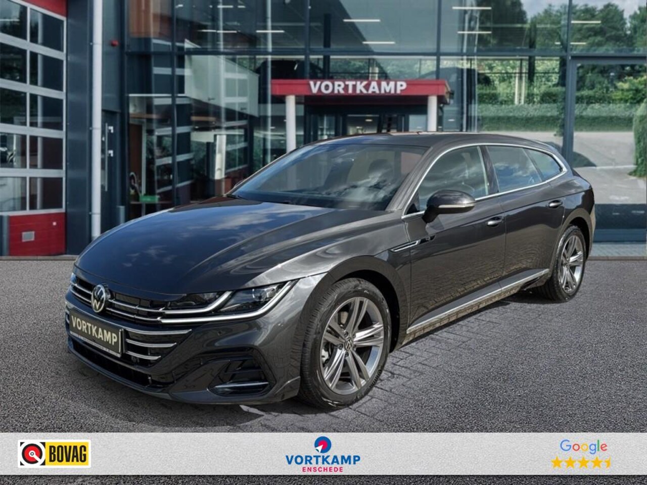 Volkswagen Arteon Shooting Brake - 1.4 TSI DSG R-LINE EHYBRID PANO-DAK/TREKHAAK/NAVI/CARPLAY/ACC/STOELVERW - AutoWereld.nl