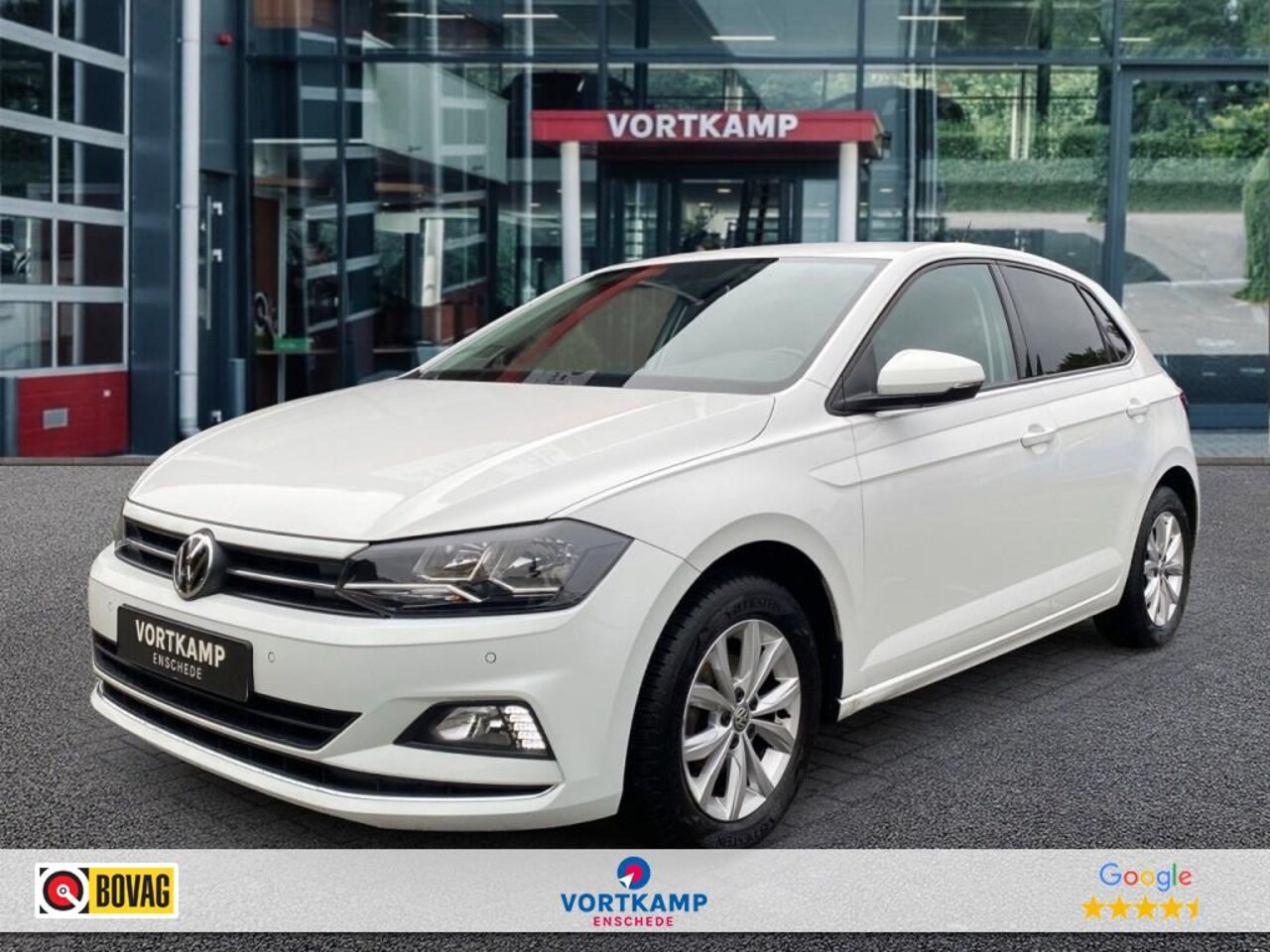 Volkswagen Polo - 1.0 TSI HIGHLINE TREKHAAK/NAVI/ACC/PDC/STOELVERW - AutoWereld.nl