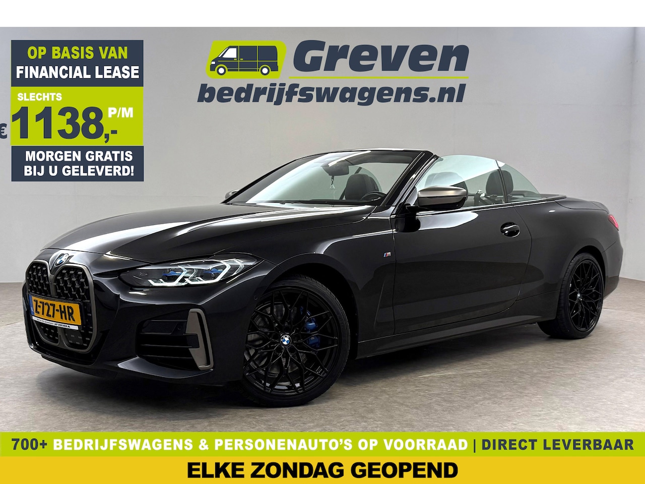 BMW 4-serie Cabrio - M440i xDrive 374PK High Executive | Cabrio | BMW Laser | Memory | Curved Display | H/K | H - AutoWereld.nl