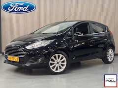 Ford Fiesta - 100pk EcoBoost Titanium Navi Climat Cruise Voorruitverwarming Bluetooth 45.000km 1e Eigena