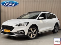Ford Focus Wagon - 1.0 EcoB Hybrid Active X Panoramadak Camera Half Leer Stoelverwarming Privacy Glass Dealer