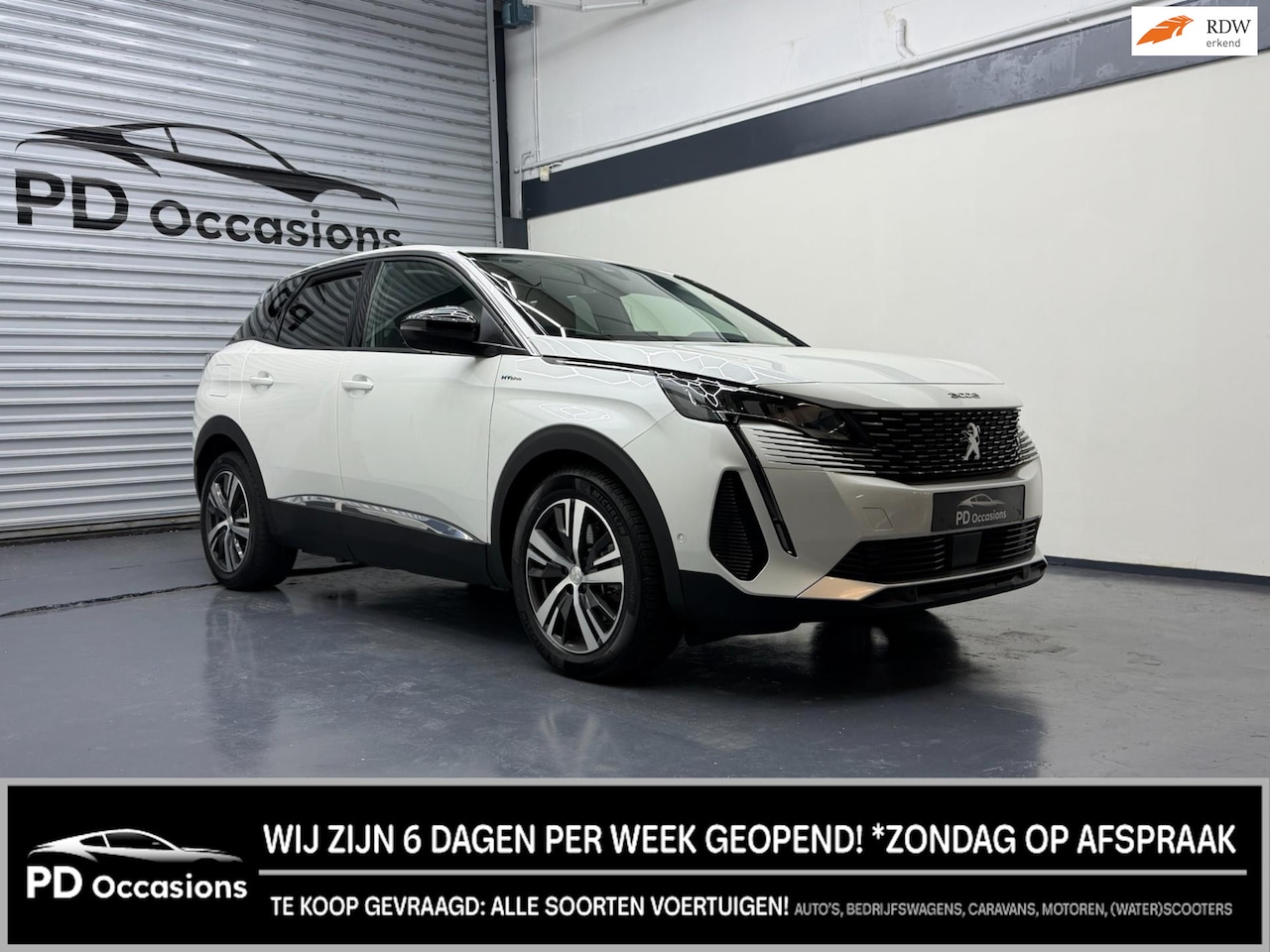 Peugeot 3008 - 1.6 Plug-In HYbrid 225PK Allure Pack Business - Trekhaak - Camera - Stoelverw. - AutoWereld.nl