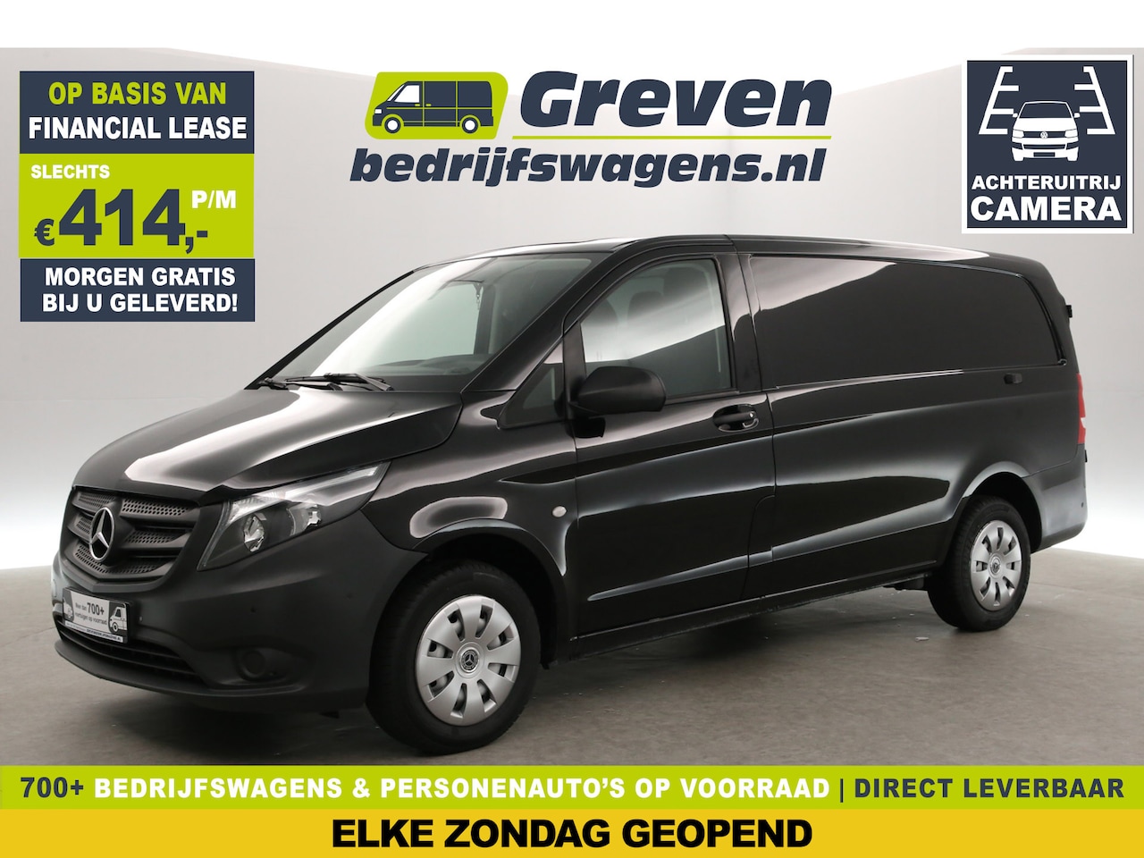 Mercedes-Benz Vito - 116 CDI 164PK Lang | Airco | Camera | Cruise | 3-Zits | Carplay | Stoelverw. - AutoWereld.nl