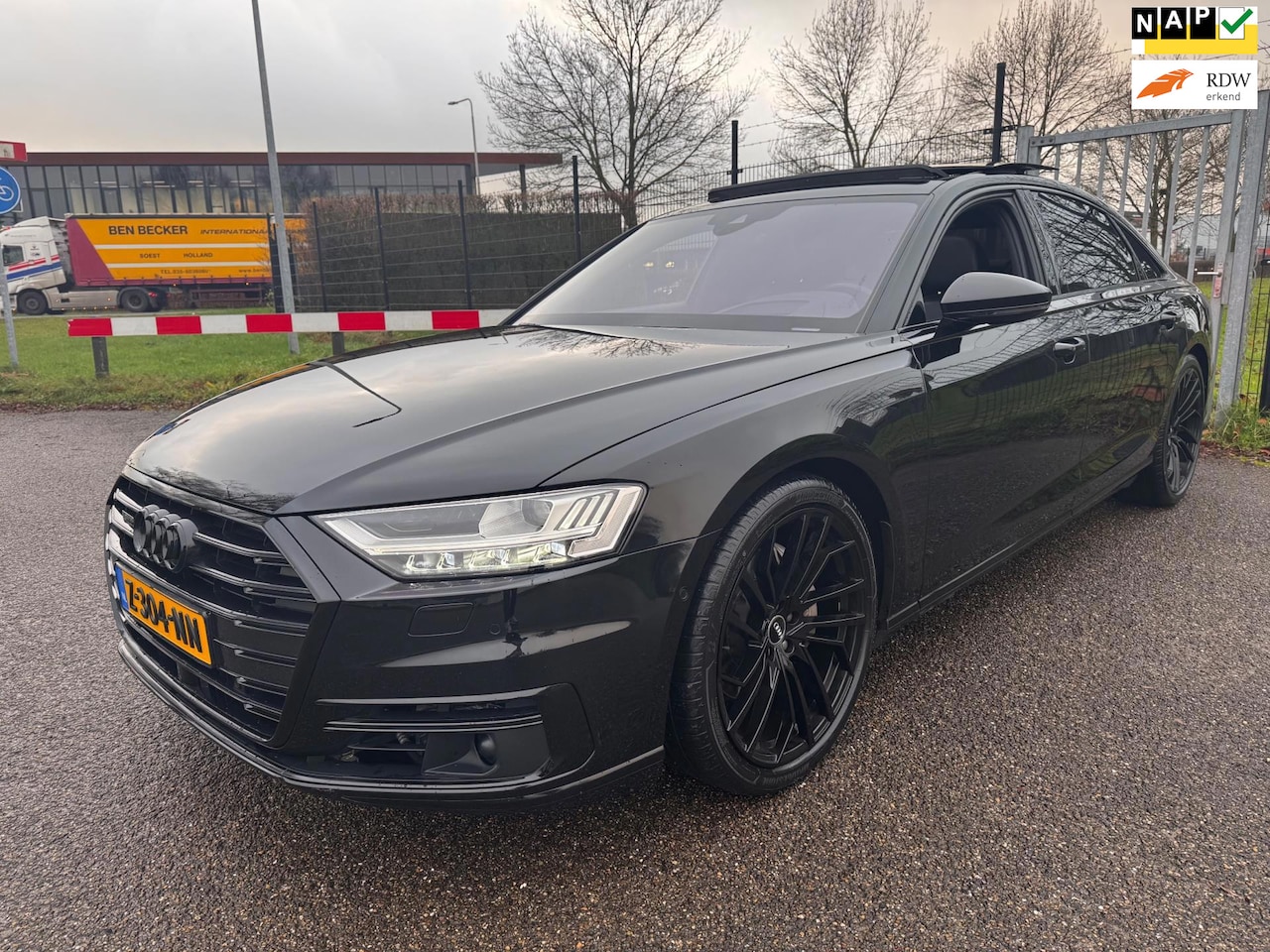 Audi A8 - 50 TDI quattro Lang Pro Line Plus Pano B&O HuD 21inch Blackpack - AutoWereld.nl