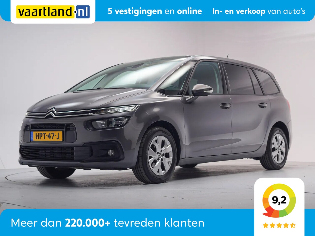 Citroën Grand C4 SpaceTourer - 1.2 PureTech Feel 7-Pers Aut. [ Navi Cruise Digi-dash ] - AutoWereld.nl