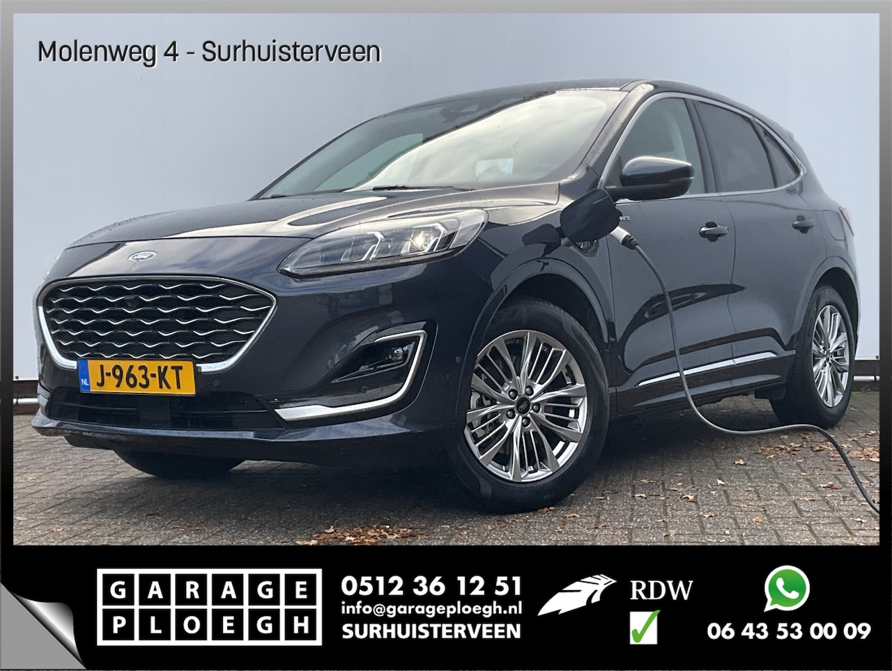 Ford Kuga - 2.5 PHEV Vignale B&O HUD Leer Stoel/Stuurverw Memory Nav/Cam NL-Auto! - AutoWereld.nl