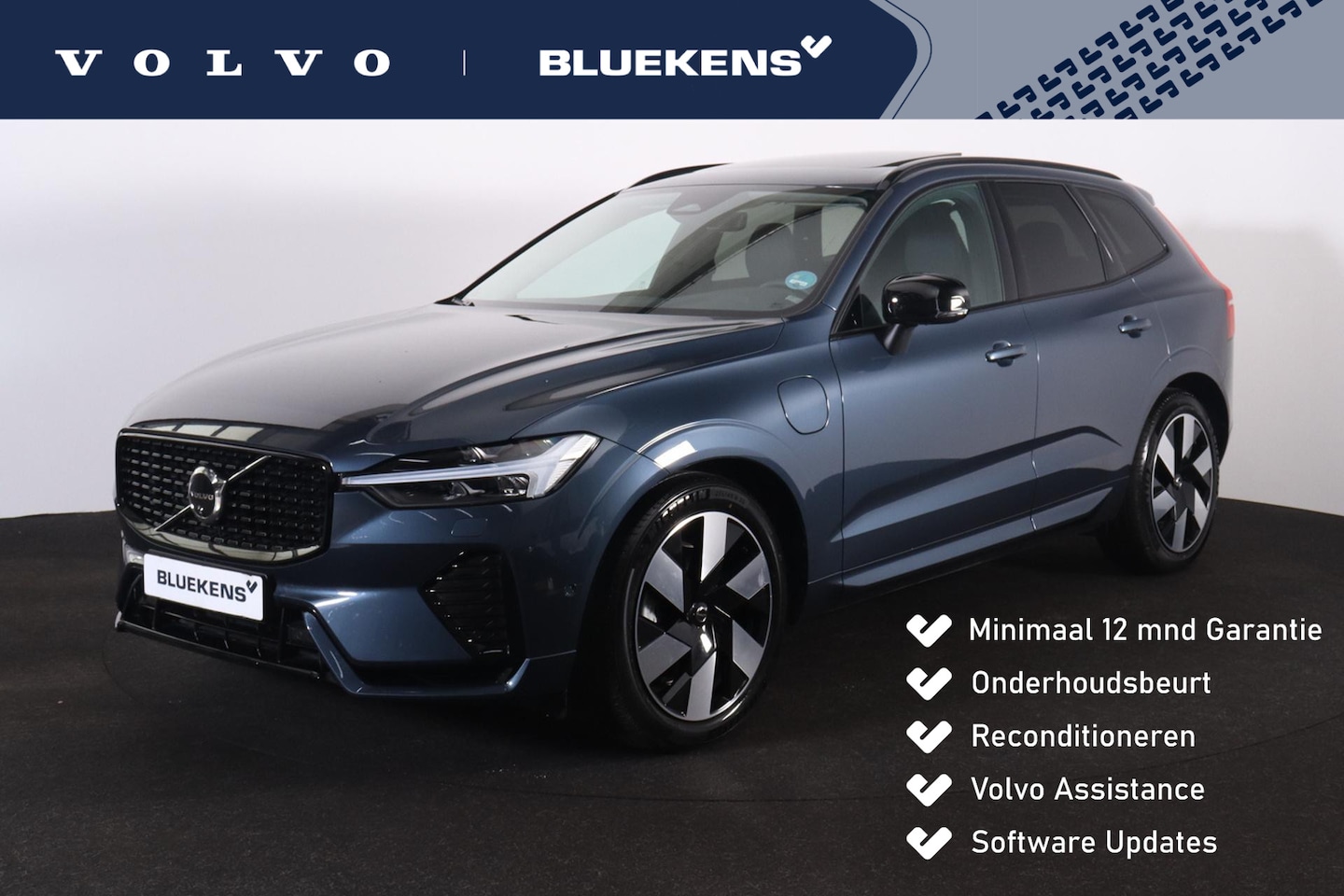 Volvo XC60 - T8 Recharge AWD Plus Dark - LONG RANGE - Luchtvering - Panorama/schuifdak - IntelliSafe As - AutoWereld.nl