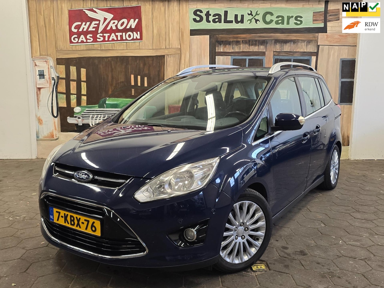Ford Grand C-Max - 1.0 Titanium/AIRCO/CRUISE/BOEKJES/ - AutoWereld.nl