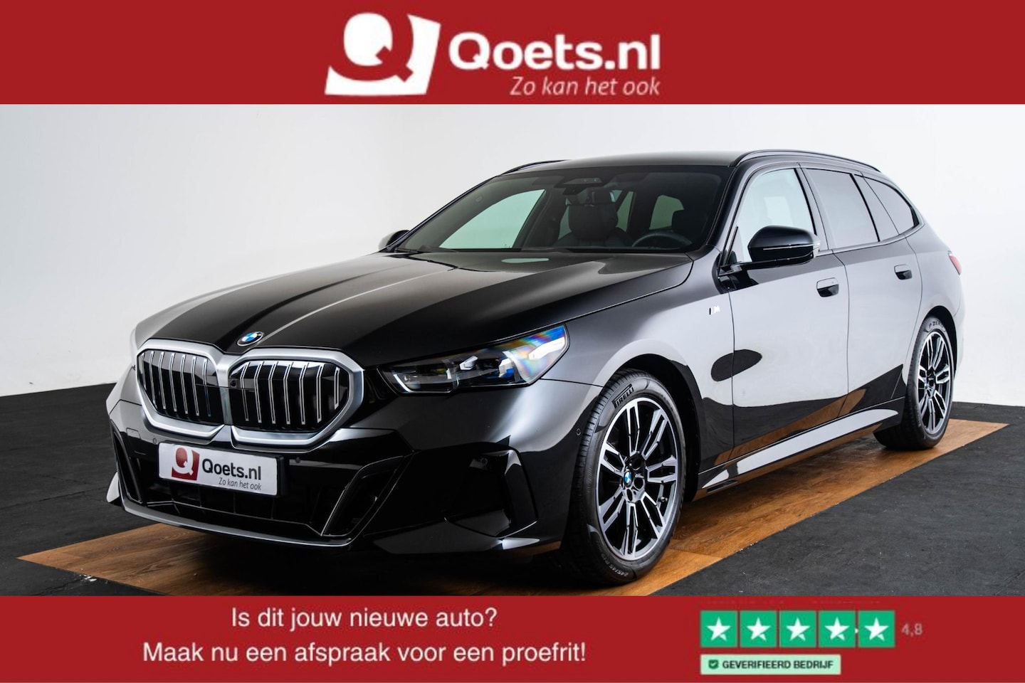 BMW 5-serie Touring - 520i M Sport - Trekhaak - Panoramadak - Parking/Driving Assistant Professional - Head Up - - AutoWereld.nl