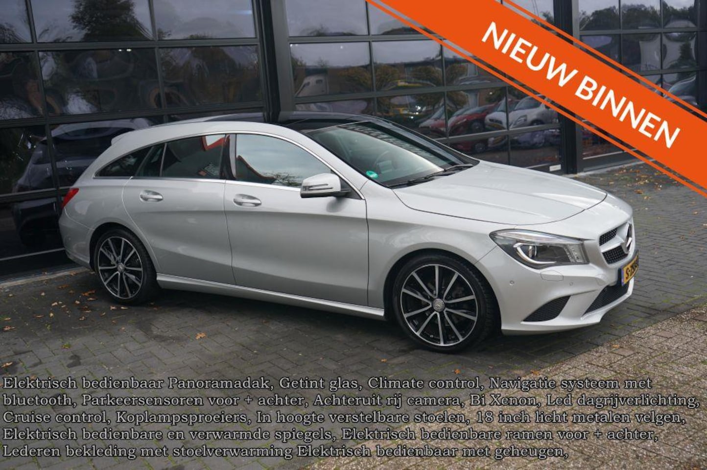 Mercedes-Benz CLA-klasse Shooting Brake - 200 Ambition 200 Ambition, Pano, Camera, Leder, Clima, Xenon, Led, PDC - AutoWereld.nl