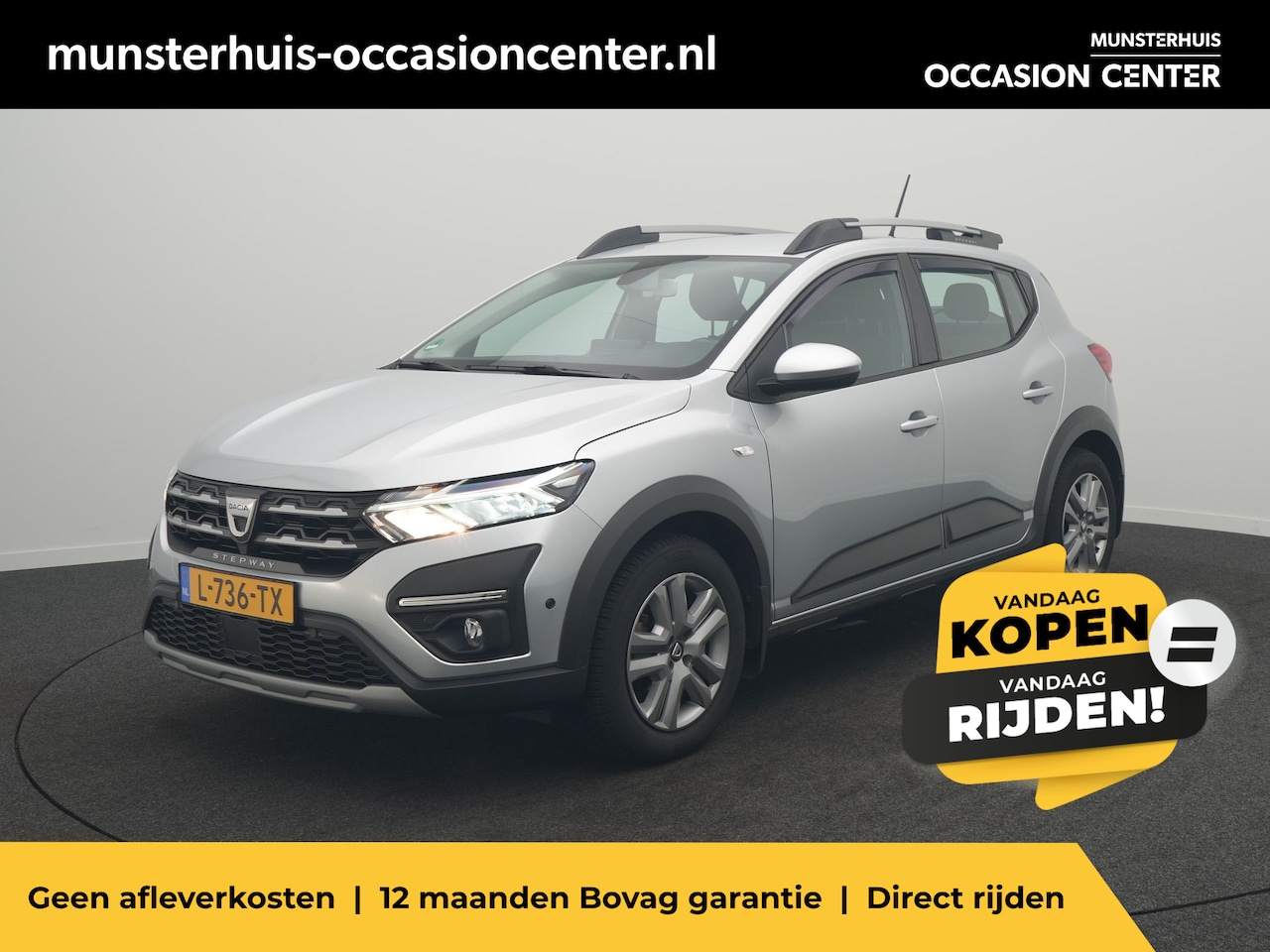 Dacia Sandero Stepway - TCe 90 Comfort - RIJKLAARPRIJS - All Seasonbanden - Achteruitrijcamera - Dealeronderhouden - AutoWereld.nl