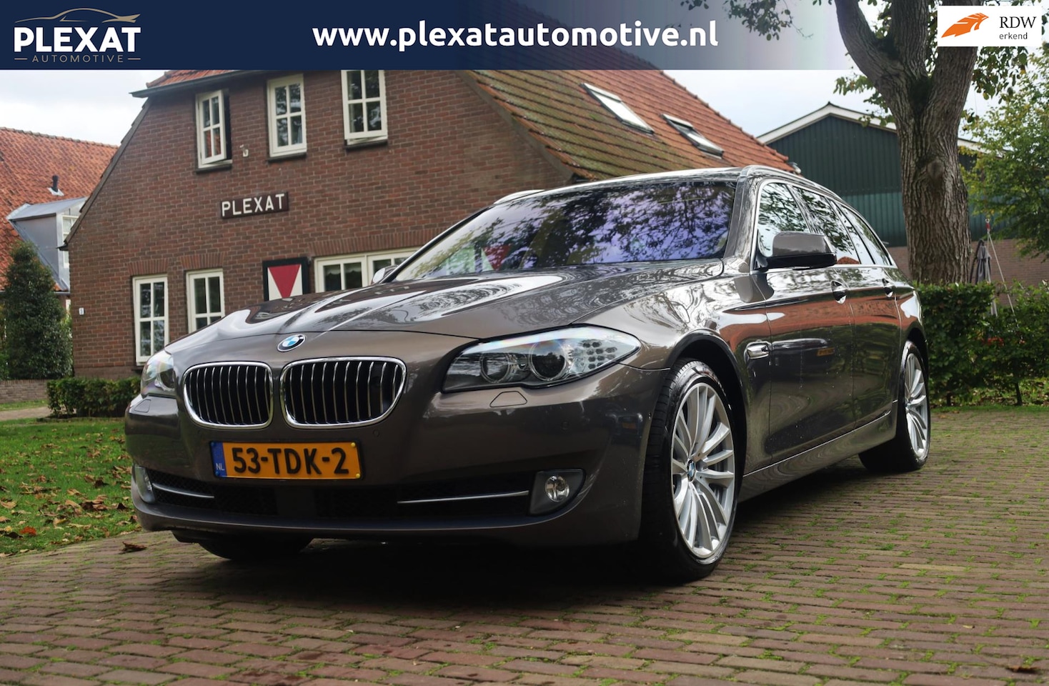 BMW 5-serie Touring - 535i High Executive Aut. | BMW Individual | Panorama | Luchtvering | Adaptieve Cruise | Ni - AutoWereld.nl