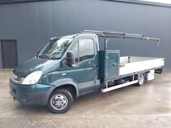 Iveco Daily - 40C18 D OPEN LAADBAK HIAB LAADKRAAN 4.83 LANG TREKHAAK 3.500 AHG
