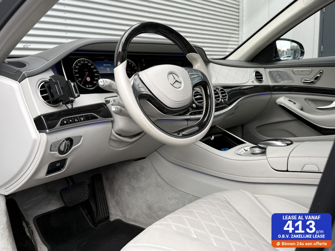 Mercedes-Benz S-klasse - 400 HYBRID Lang Vol Opties Pano Led Cruise Leer Dvd Achter Massage Sfeerverlichting Camera - AutoWereld.nl