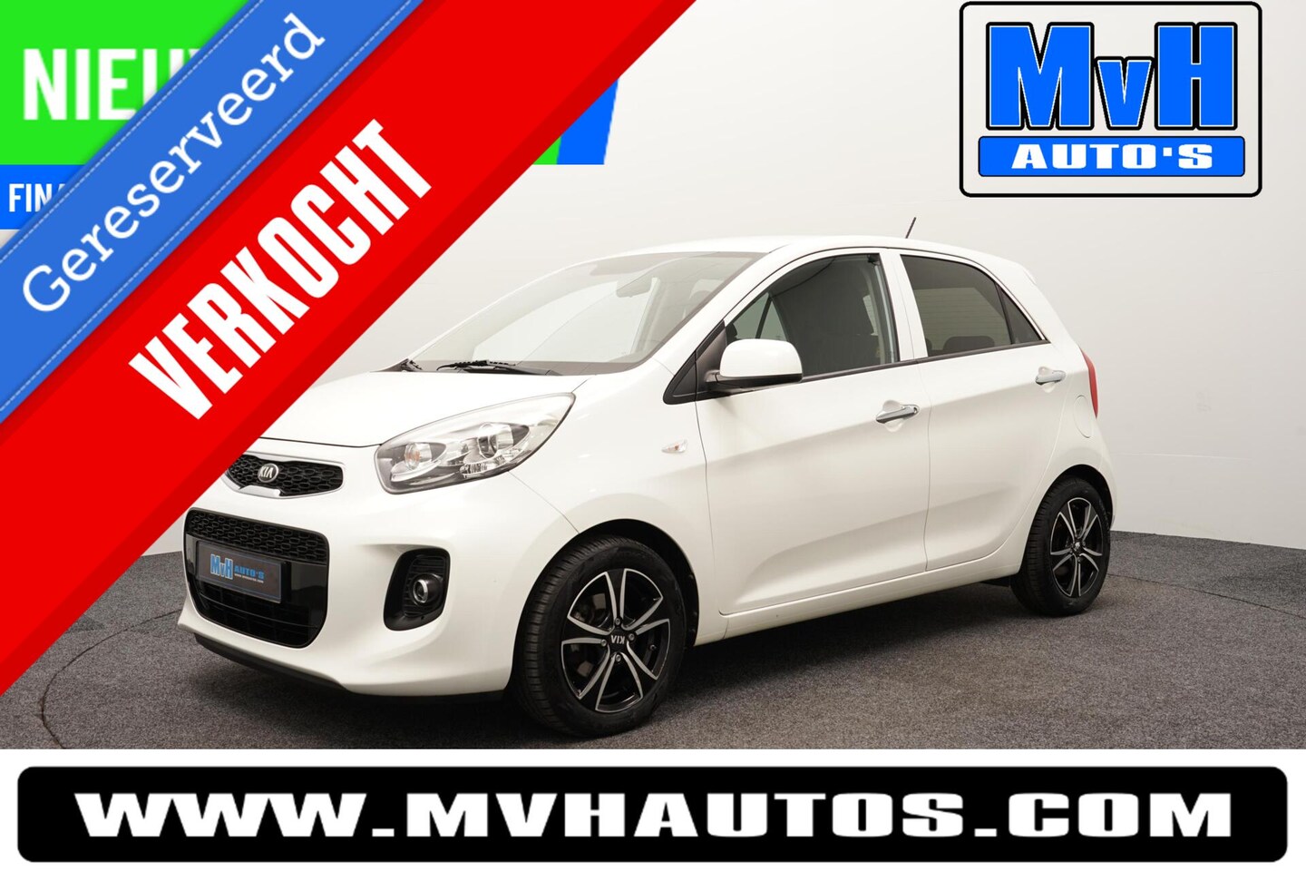 Kia Picanto - 1.0 CVVT DynamicLine|CRUISE|CLIMA|LED|BLUETOOTH - AutoWereld.nl