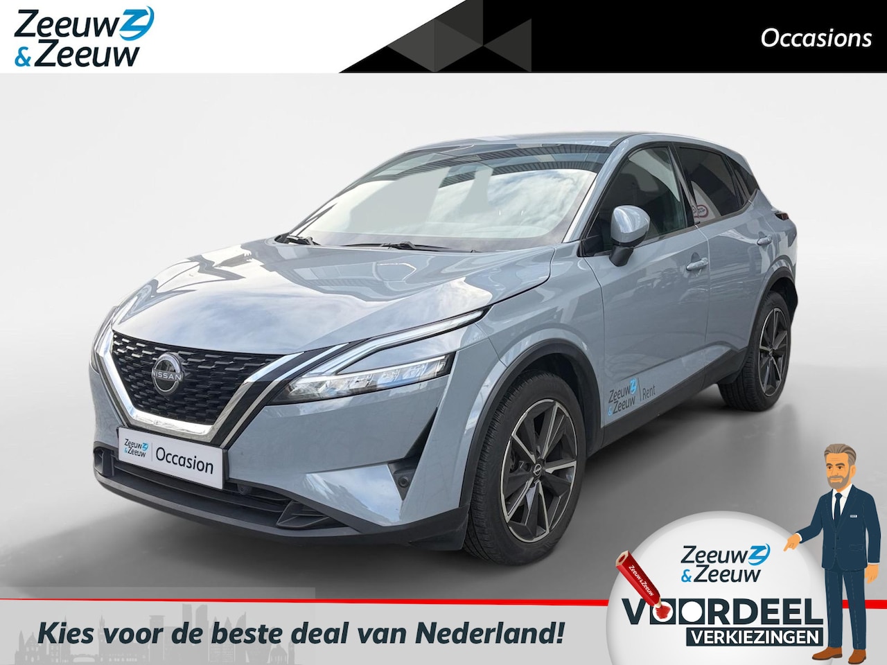 Nissan Qashqai - 1.3 MHEV Xtronic Tekna AIRCO NAVIGATIE APPLE CARPLAY/ANDROID AUTO ADAPTIVE CRUISE CONTROL - AutoWereld.nl