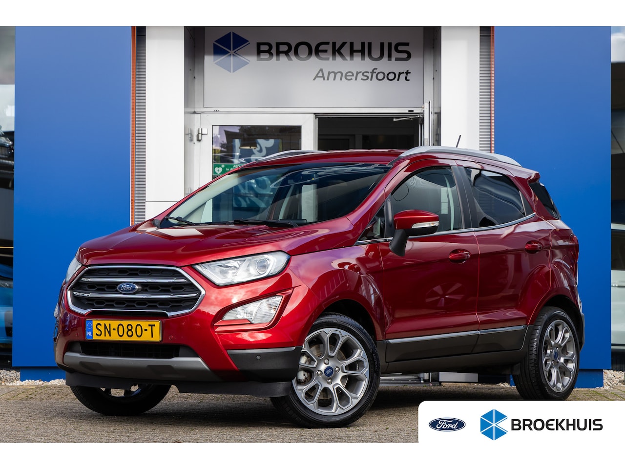 Ford EcoSport - 1.0 EcoBoost Titanium | Trekhaak | Achteruitrijcamera | B&O | Navigatie | Stoel+stuur verw - AutoWereld.nl
