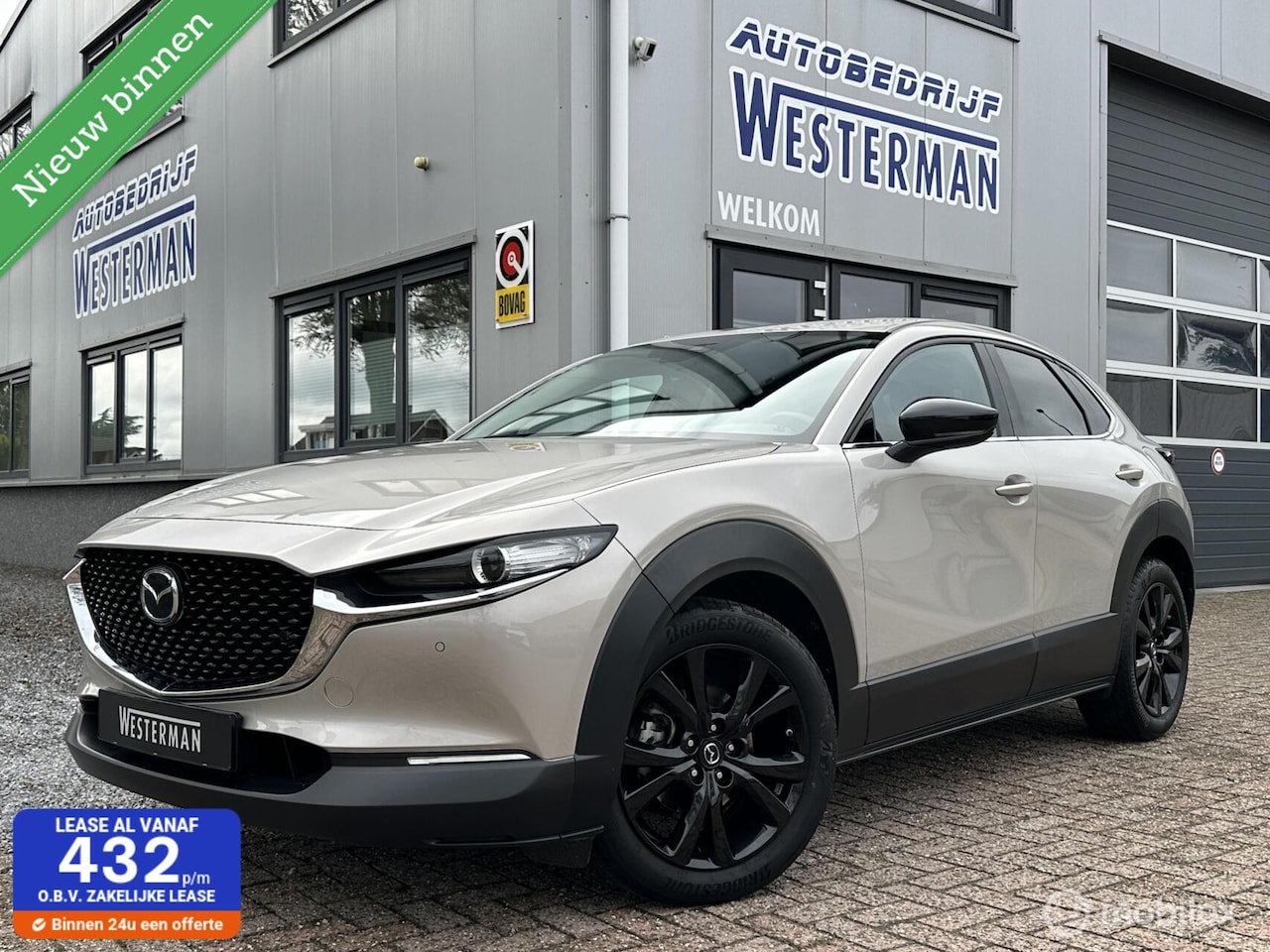 Mazda CX-30 - 2.0 e-SkyActiv M Hybrid 150Pk Homura Acc Trekh. Carplay Keyless etc. - AutoWereld.nl