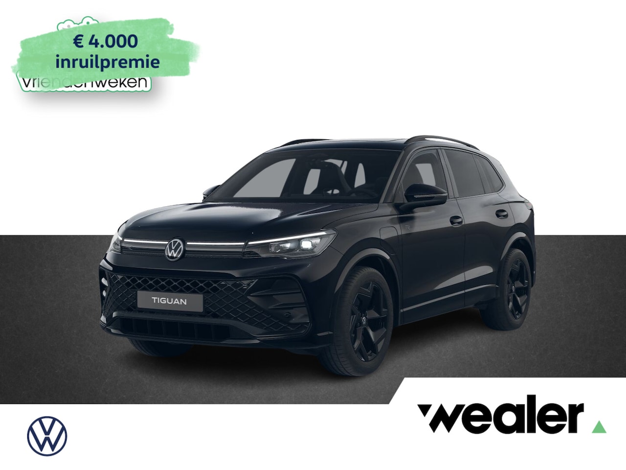 Volkswagen Tiguan - R-Line Edition 1.5 eHybrid 150 kW / 204 PK DSG | Black Style | - AutoWereld.nl