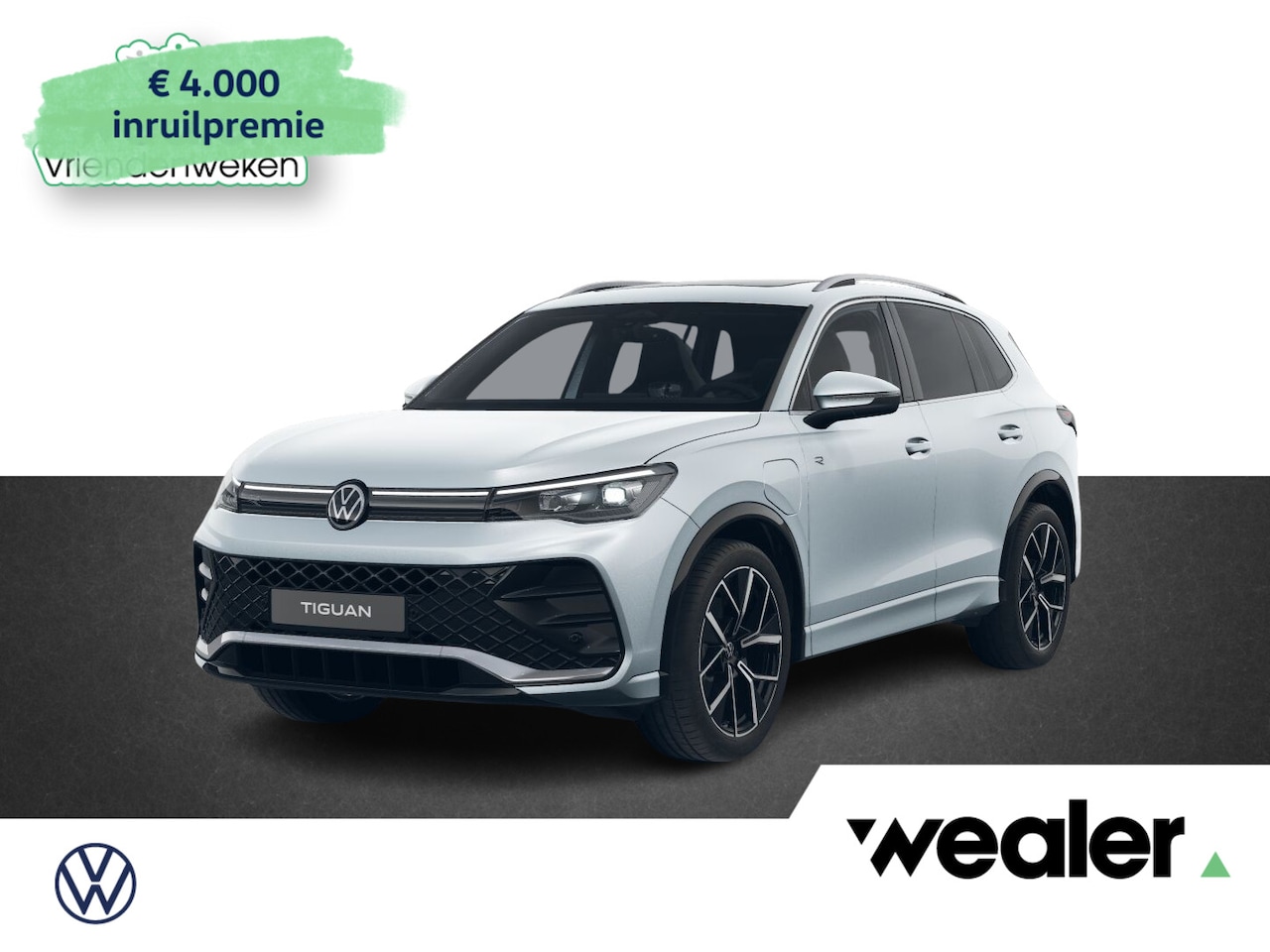 Volkswagen Tiguan - R-Line Edition 1.5 eHybrid 150 kW / 204 PK DSG | Comfort pakket | Trekhaak wegklapbaar | - AutoWereld.nl