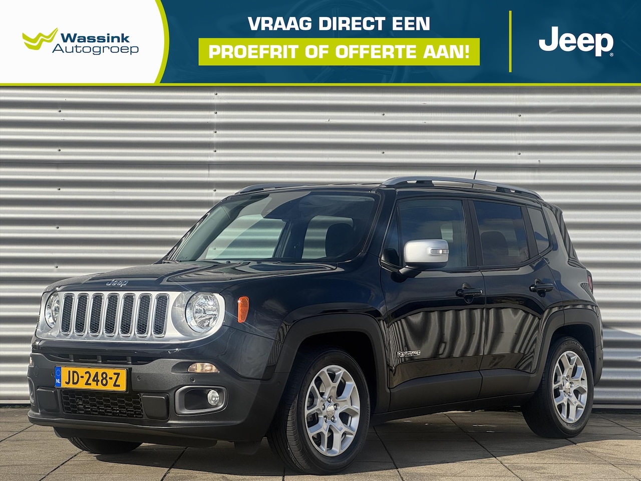 Jeep Renegade - 1.4 MultiAir 140pk FWD DDCT Automaat Night Eagle NL Auto | Navigatie | Climate Control | T - AutoWereld.nl
