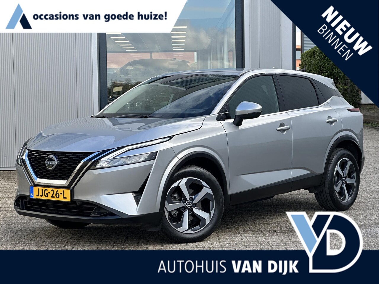 Nissan Qashqai - 1.3 MHEV Xtronic N-Connecta | Carplay/Navi/360°/18-inch/Blind Spot - AutoWereld.nl