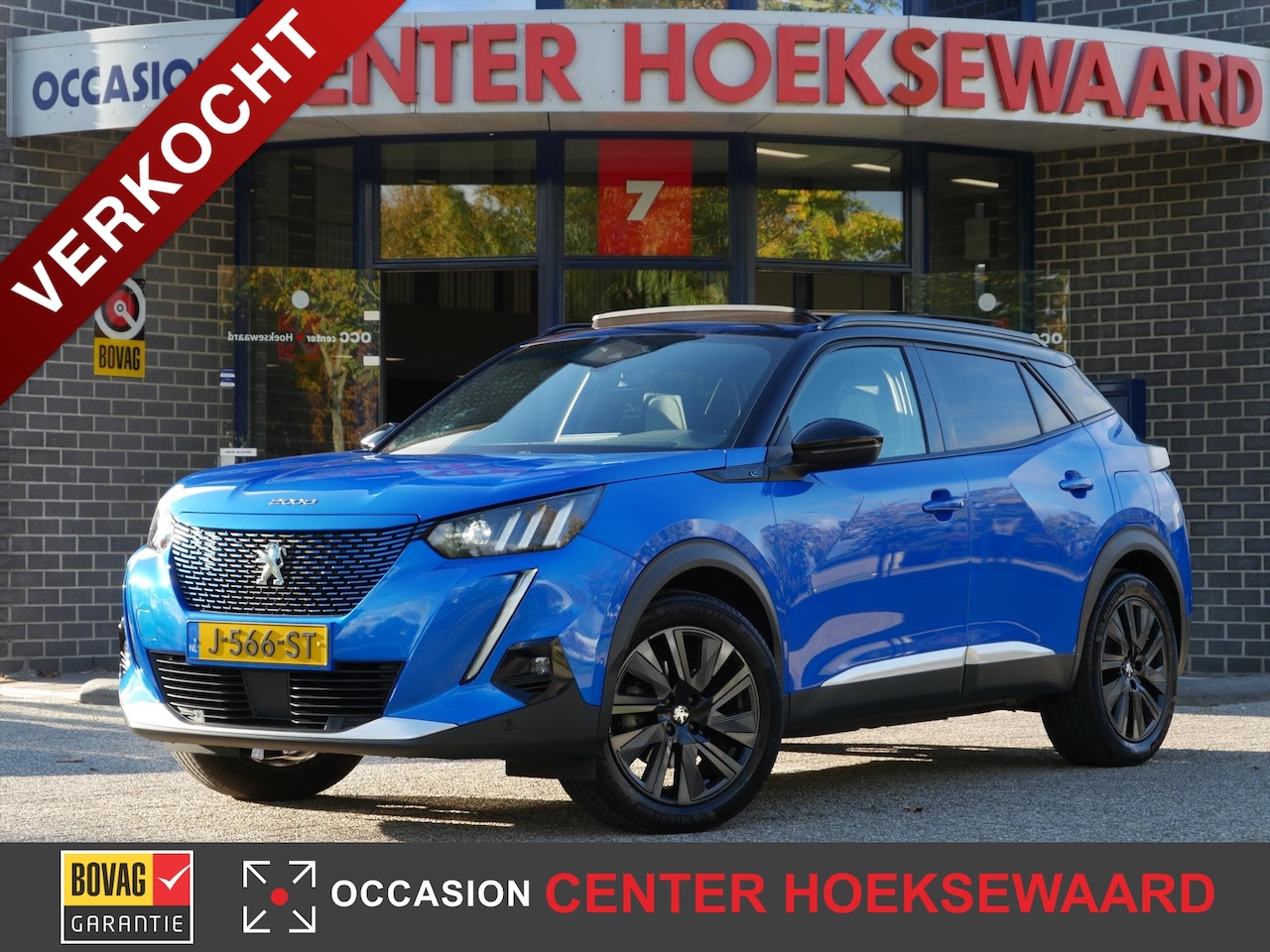 Peugeot e-2008 - EV 50kWh 136pk GT Sport | Panoramadak | Bleu Vertigo | - AutoWereld.nl