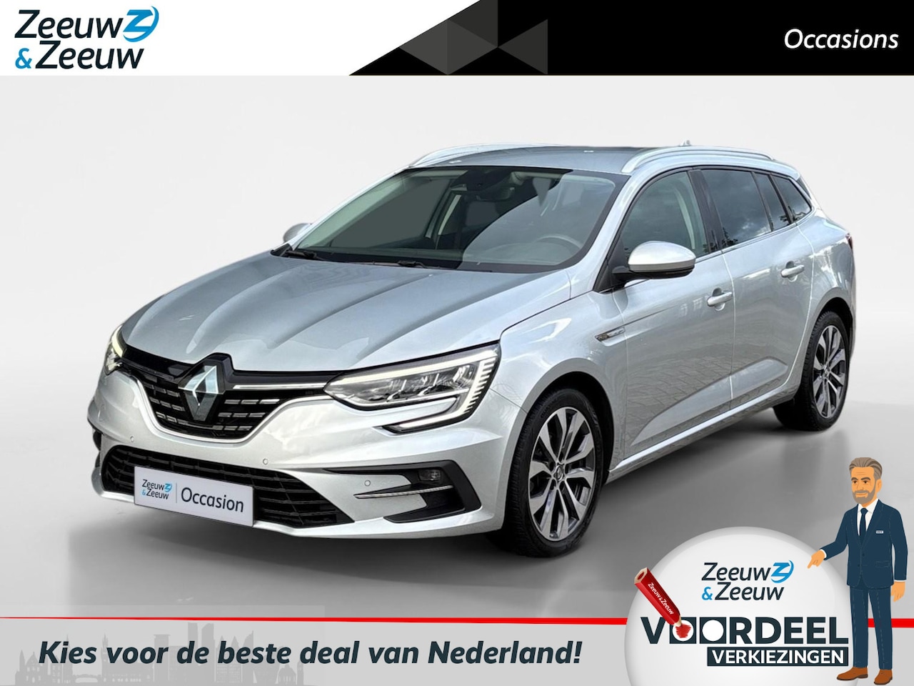 Renault Mégane Estate - 1.3 - 140PK TCe Techno | 9,3" Navi | Camera | Cruise Control | Climate Control | Full LED - AutoWereld.nl