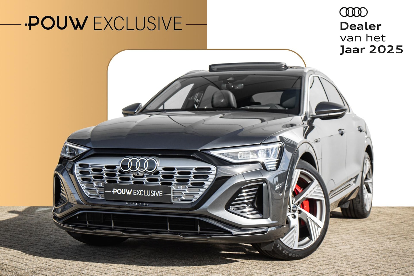 Audi Q8 Sportback e-tron - 55 408pk quattro S Edition 115 kWh | Panoramadak | Adaptive Cruise | 360 Camera | Head-up - AutoWereld.nl