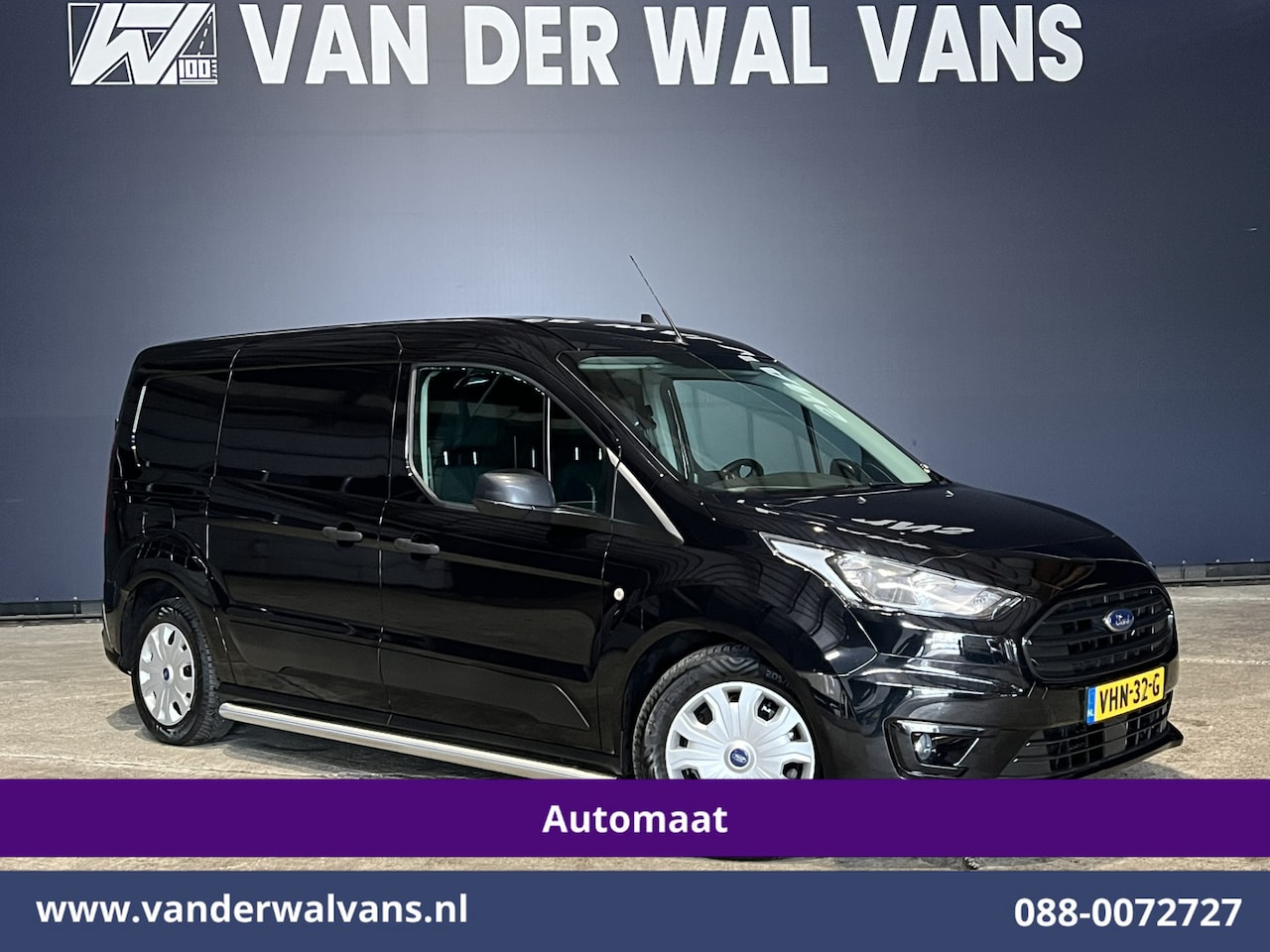 Ford Transit Connect - 1.5 EcoBlue 100pk Automaat L2H1 Euro6 Airco | Navigatie | Cruisecontrol | Camera Parkeerse - AutoWereld.nl