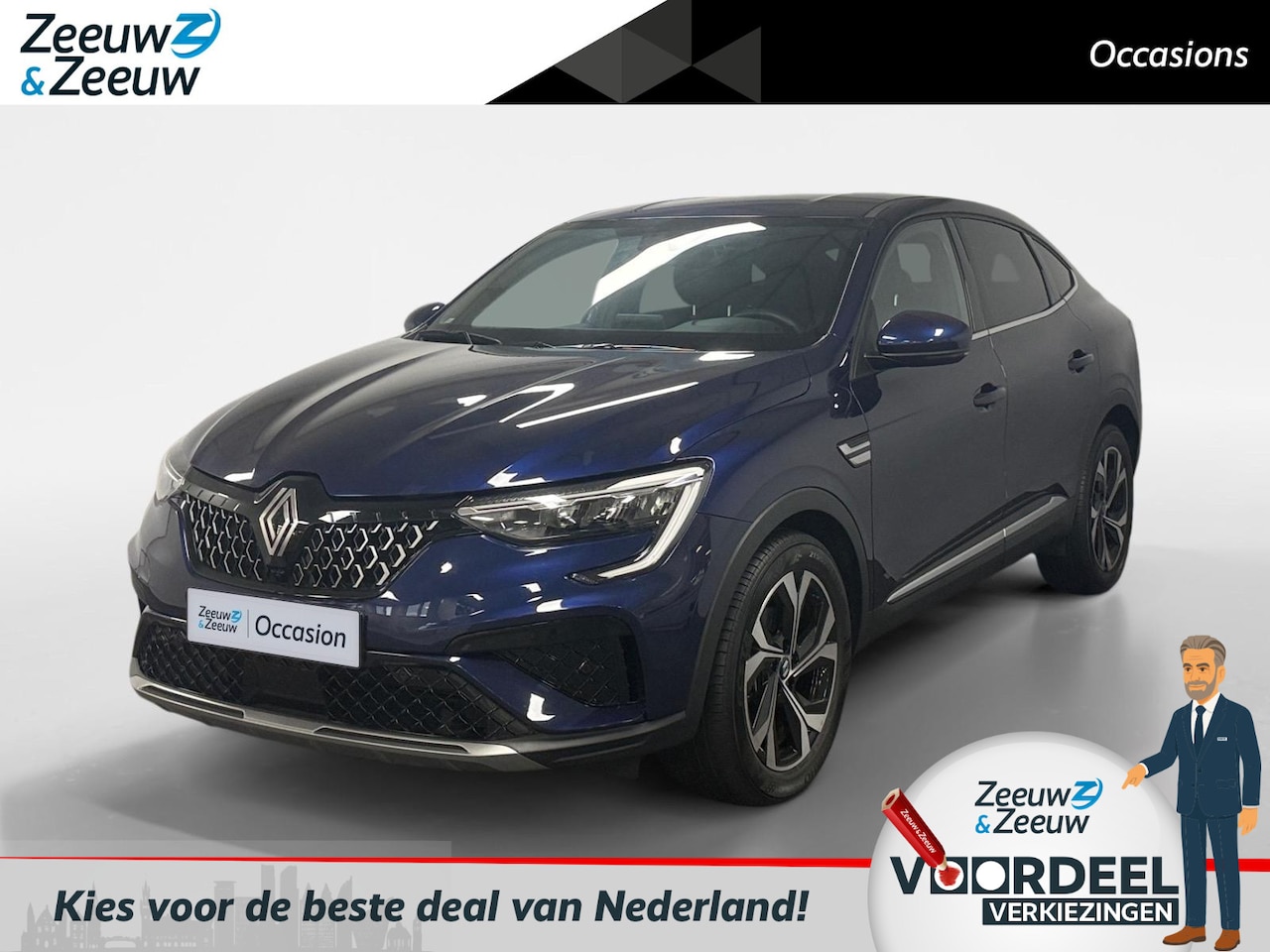 Renault Arkana - 1.6 E-Tech full hybrid 145 techno AUTOMAAT NAVI AIRCO CAMERA ADAPTIEVE CRUISE CONTROLE APP - AutoWereld.nl