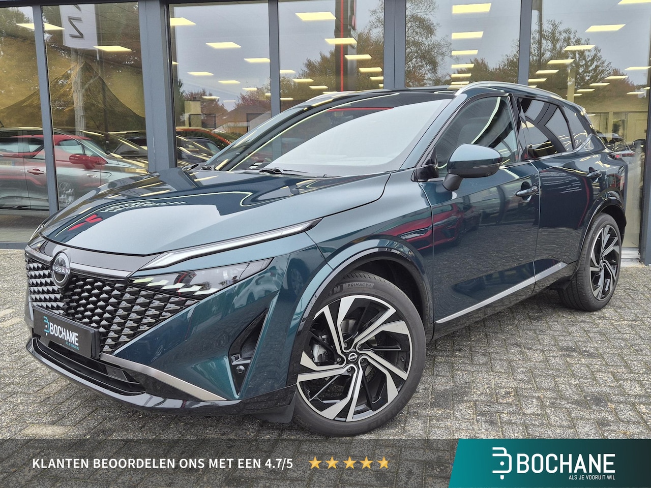 Nissan Qashqai - Tekna+ | Ocean Deep | AppleCarplay | AndroidAuto | 360 Camera | Massage | Leder | - AutoWereld.nl