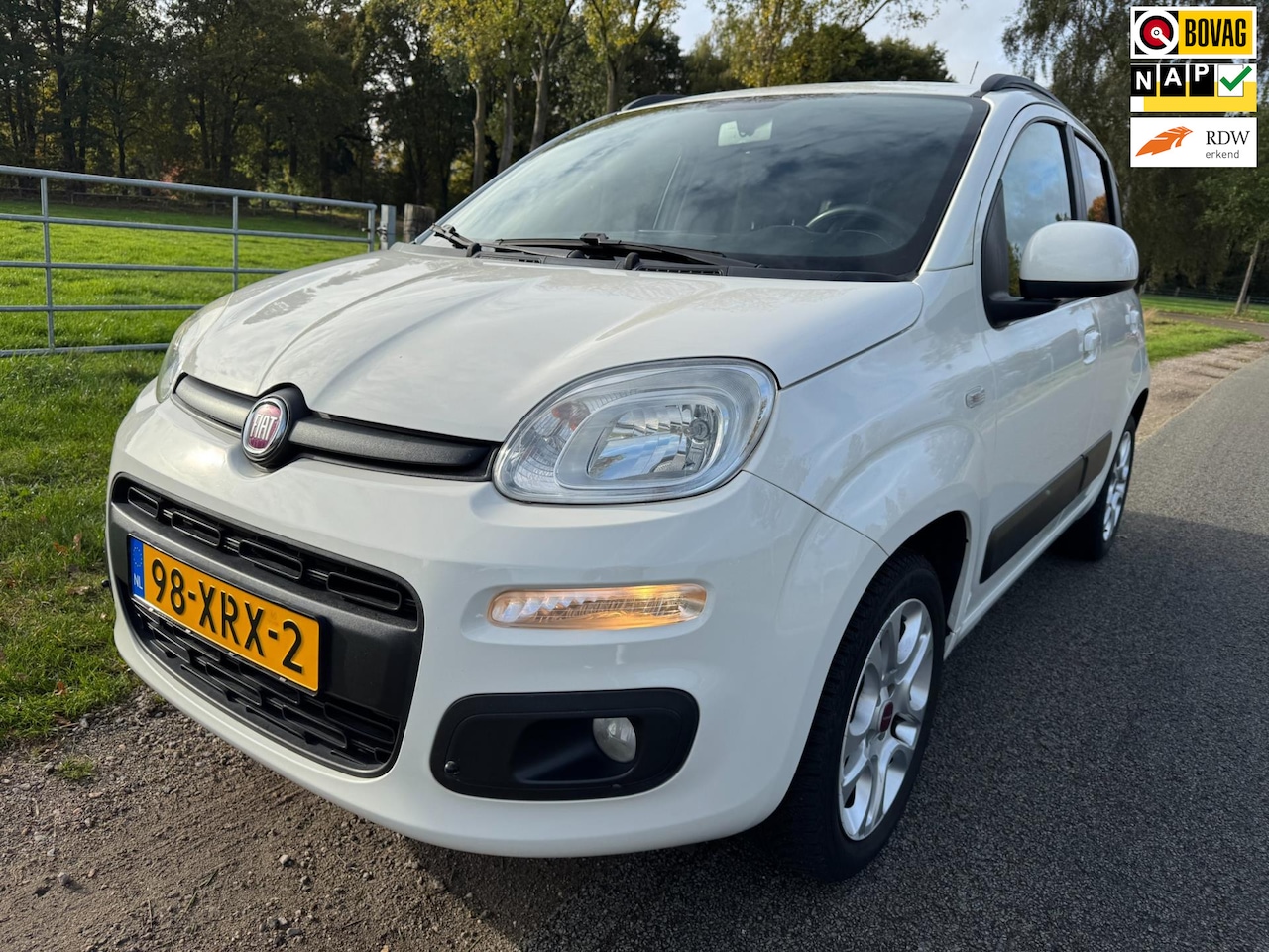 Fiat Panda - 0.9 TwinAir Lounge zeer netjes, navigatie - AutoWereld.nl