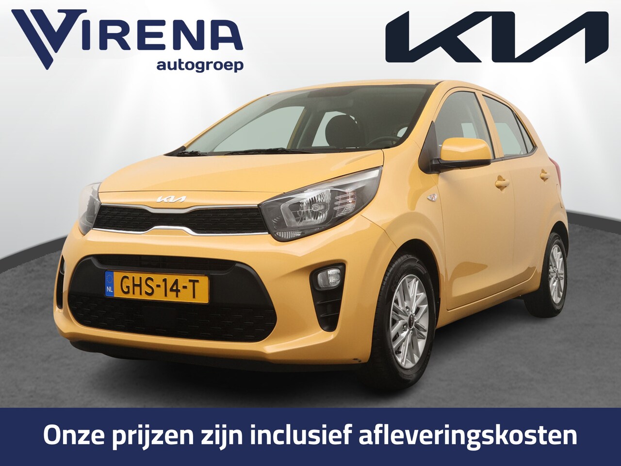 Kia Picanto - 1.0 DPi DynamicLine - Cruise Control - Apple/Android Carplay - DAB - Lichtmetalen Velgen 1 - AutoWereld.nl