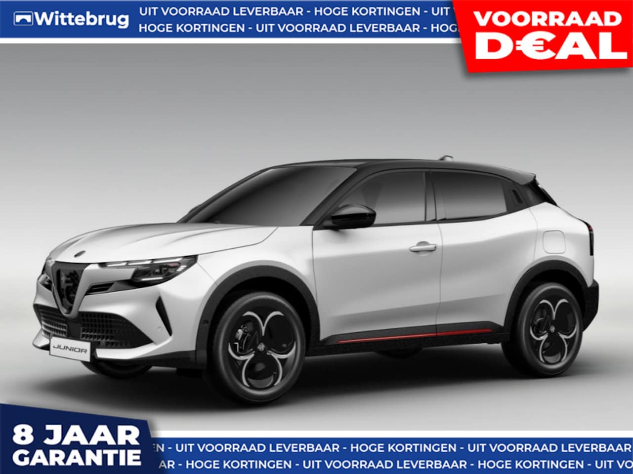 Alfa Romeo Junior - 1.2 Turbo Hybrid Ibrida Speciale DIRECT RIJDEN - TECHNO PACK - 8 JAAR GARANTIE - AutoWereld.nl