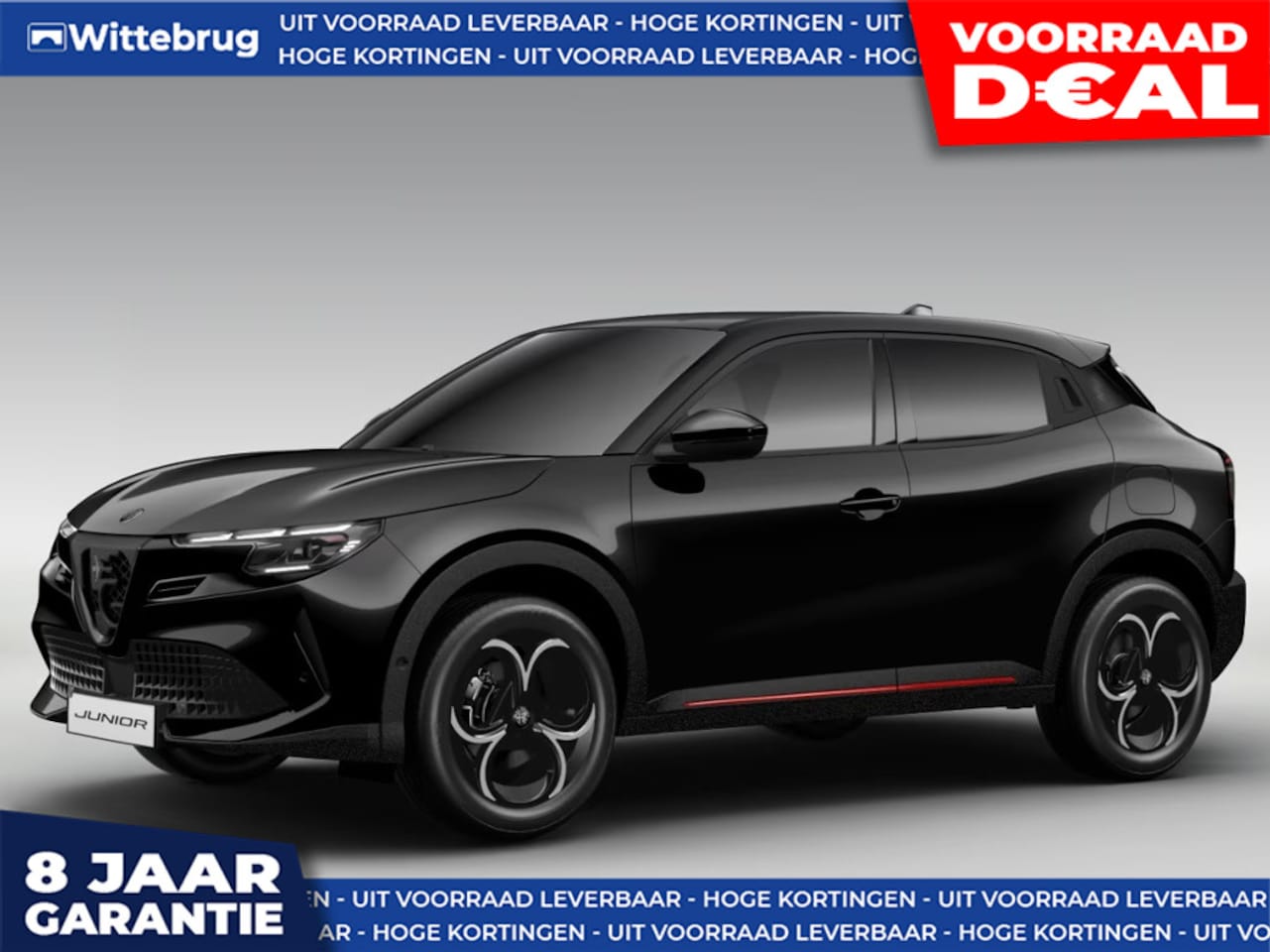 Alfa Romeo Junior - 1.2 Turbo Hybrid Ibrida Speciale DIRECT RIJDEN - TECHNO PACK - 8 JAAR GARANTIE - AutoWereld.nl