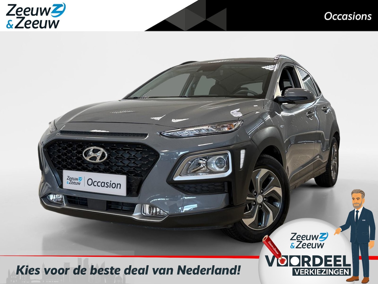 Hyundai Kona - 1.6 GDI HEV Comfort 1.6 GDI HEV Comfort - AutoWereld.nl